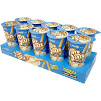 Meiji Yan Yan Dipping Sticks, Vanilla Crme - 2 Oz, Pack Of 10 - Cracker Sticks With Fun Animals Phrases