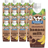 Mooala Chocolate Bananamilk Organic Shelf Stable 237 Ml Case 12