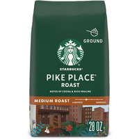Starbucks Ground Coffee, Medium Roast Coffee, Pike Place Roast, 100% Arabica, 1 Bag (28 Oz)