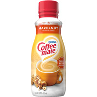 Nestle Coffee Mate Hazelnut Coffee Creamer Liquid - Triple Churned Liquid Coffee Creamer For Warm, Rich Flavored Coffee - Lactose & Gluten-Free, Non Dairy Creamer For Up To 360 Cups (16 Oz 6 Pack)