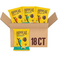 Hippeas Chickpea Puffs, Cheeze Variety Pack: Vegan White Cheddar, Nacho Vibes, 0.8 Ounce (Pack Of 18), 3G Protein, 2G Fiber, Vegan, Gluten-Free, Crunchy, Plant Protein Snacks