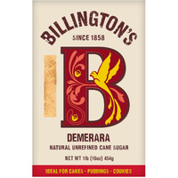 Billington's Natural Demerara Unrefined Cane Sugar, 100 Count (Pack Of 10)