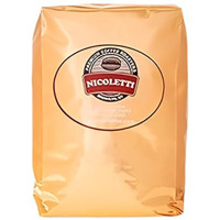 Nicoletti Coffee Espresso (100% Arabica M22 Roast) 2Lb Organic Whole Beans