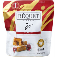 B  Quet Caramel - Classic - Caramel Candy Individually Wrapped - Gourmet Caramel Candy - Made In Montana - Kosher (Star D) And Gluten Free - 24 Oz Resealable Pouch