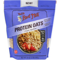 Bob's Red Mill High Protein Oats - 32 Oz (Pack Of 1), Gluten Free, 10G/Serving, Non Gmo, Whole Grain, Plant Based Protein