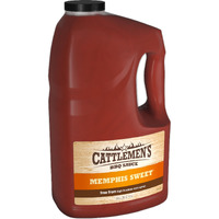 Cattlemen's Memphis Sweet Bbq Sauce, 1 Gal - One Gallon Of Sweet Memphis Barbeque Sauce, Best On Wings, Ribs, Burgers And More