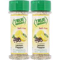 True Lemon Pepper Seasoning (2 Pack) Natural Ingredients, No Salt, No Gluten