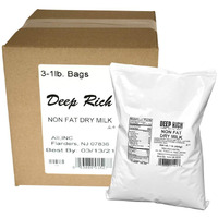 Deep Rich 3X1 Lb Nonfat Dry Milk
