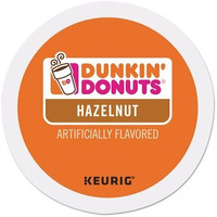 Dunkin Donuts Hazelnut Flavored Coffee K-Cups For Keurig K Cup Brewers, 48 Count (Packaging May Vary)
