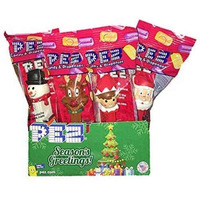 Pez Candy Dispenser Winter Christmas Holiday 12 Pack