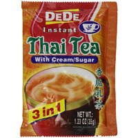De De Instant Thai Tea With Cream And Sugar, 1.23Oz X 12Pks