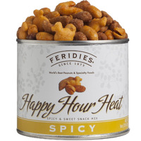 Feridies Happy Hour Heat Snack Spicy Mix - 9Oz Vacuum Sealed Can
