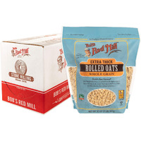 Bob's Red Mill Extra Thick Rolled Oats, 32 Oz (Pack Of 4)