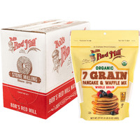 Bob's Red Mill Organic 7 Grain Pancake & Waffle Mix, 24-Ounce (Pack Of 4)