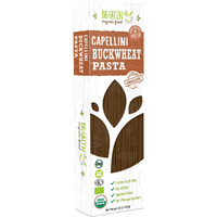 Big Green Organic Food- Organic Buckwheat Capellini, 8.8Oz, 100% Buckwheat, Gluten-Free, Non-Gmo (1 Pack)