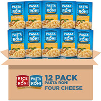 Pasta Roni, Four Cheese Corkscrew Pasta, 6Oz Boxes (12 Pack)