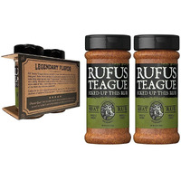 Rufus Teague - Meat Rub - Premium Bbq Rub - 6.5Oz Bottles - 2 Pack