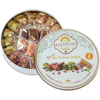 Zaitoune Premium Pistachio Turkish Delight - Handmade Turkish Sweet Authentic Turkish Lokum - Perfect For Dessert Or Gift, 250G
