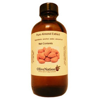 Olivenation Pure Almond Extract - 16 Ounces - Strong Flavor - Great For Cookies, Pies, Muffins And Cakes - Baking-Extracts-And-Flavorings