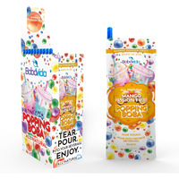 Bobavida Mango Passionfruit Popping Boba - 10 Boba Packets With Straws For Drinks, Desserts & Food Toppings - Non-Gmo Popping Boba Pearls