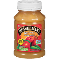 Musselman's Chunky Apple Sauce Plastic Jars, 24 Ounce (Pack Of 12)