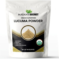 Mayan's Secret Certified Organic Lucuma Powder, 16 Oz/Pack | High In Nutrients
