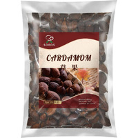 Soeos Chinese Cardamom Seeds, Amomum Tsaoko, Caoguo, 1Lb