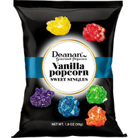 Deanan Vanilla Popcorn ""Sweet Singles"" 12 Count (1.8 Oz Each)