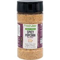 Freshjax Spicy Popcorn Seasoning Salt Free (3.7 Oz Bottle) Non Gmo, Gluten Free, Keto, Paleo, No Preservatives Salt-Free Popcorn Flavoring With Zero Calories | Handcrafted In Jacksonville