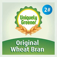 Uniquely Greener Wheat Bran (2 Pounds) - Non-Gmo, All-Natural, Unprocessed Bran From Freshly Stone-Milled Wheat