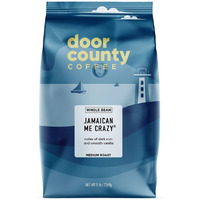 Door County Coffee Jamaican Me Crazy Flavored Coffee Whole Bean | 5Lb Bag | Medium Roast | 100% Specialty Arabica Coffee | Gourmet Coffee | Rum & Vanilla Flavored Coffee