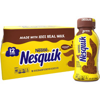 Nesquik Chocolate Lowfat Milk Ready To Drink 12 Pack Of 8 Fl Oz