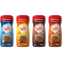 Nestle Coffee Mate Flavored Creamer 4 Pack Variety Pack (15 Oz Bottles) - Chocolate Crme, French Vanilla, Hazelnut, Caramel Latte