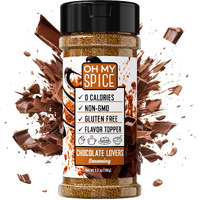 Chocolate Powder Ice Cream Topping - Gluten Free Cocoa Powder For Coffee, Pudding, Fruit, Dessert & Pancake Mix - Low Carb, Calorie & Sodium Popcorn Seasoning Salt. Keto Cacao Powder Flavor 5.5Oz