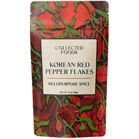 Premium Gochugaru Korean Red Pepper Flakes From Sun-Dried Gochugaru Korean Pepper - 2 Oz