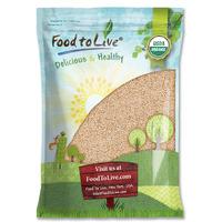 Food To Live Organic Whole Grain Sorghum, 10 Pounds - Non-Gmo White Groats. Raw Milo Seeds. Vegan, Bulk Broom-Corn. Durra Is Great For Making Flour And Popped Jowar Dhani