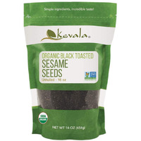 Kevala Organic Black Sesame Seeds 1 Lb (Toasted)