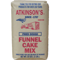 Atkinson Milling Funnel Cake Mix - 2 Lb Carnival Experience From Our North Carolina Mill Fried Dough (2 Lb)