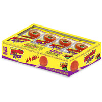 Zumba Rica Chilito Chili Powder Lollipop 12Pcs - Lollipops With Chili Powder Cover With Caramel - Mexican Lollipop - Chili Powder Candy - Mexican Suckers With Chili Powder - Mexican Candy