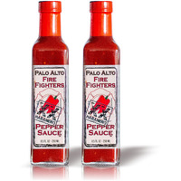 Palo Alto Firefighters Xx Habanero Pepper Sauce (8.5Oz) - Pack Of 2 - Salt Free Pepper Plant Hot Sauce, No Sodium Hot Pepper Sauce, No Salt Sauces