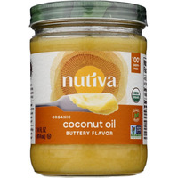 Nutiva, Organic Coconut Oil, Buttery Flavor, 14 Fl Oz Pack Of 2