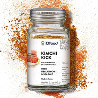 C O'Food Kimchi Kick, Korean Kimchi Flakes Powder Seasoning Mix, Vegan, Gluten Free, No Corn Syrup, Multipurpose, No Added Msg, 2.2Oz (65G) (Kimchi, Pack Of 1)