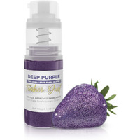 Tinker Dust - Deep Purple (4G, 1X Mini Pump) Edible Glitter For Desserts, Beverages, Cupcakes, Cake Pops And Cookies By Bakell