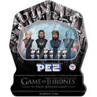 Pez Candy Game Of Thrones The Iron Set Jon Snow, Daenrys, Night King, Tyrion With Dragon Fruit Flavored Candy