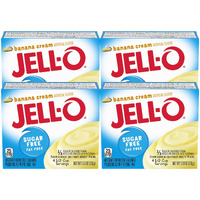 Jell-O Banana Cream Sugar Free Pudding & Pie Filling (4-Pack)