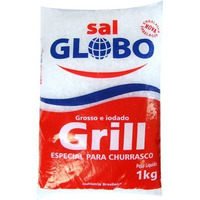 Globo Sal Grosso Rock Sea Salt For Brazilian Barbecue 1Kg, Original, 35.27 Ounce