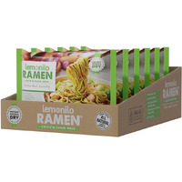 Lemonilo Ramen - Chick'N Chow Mein - Healthy Instant Ramen - Oven Baked Noodles With Spinach And Leek - Made With All-Natural Ingredients - Quick Meal Kit (2.82 Oz) - Pack Of 6