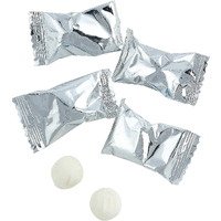 Classic Buttermint Candy (Bulk Set Of 104 Individually Wrapped Mints) Great For Parties, Weddings, Grand Events And Businesses, Silver