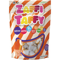 Zaffi Taffy Orange Cream - Indulge In The Creamy Citrus Flavor Of Orange Cream Zaffi Taffy, 5Oz Bag