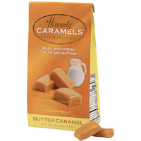 J Morgan Confections Heavenly Caramels, Butter Flavor (4.7 Oz Bag); Gourmet, Artisan Soft And Chewy Butter Caramel Candies, Creamy And Smooth, Hand-Crafted Golden Treats